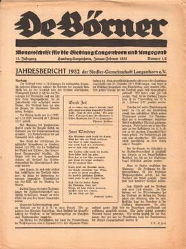 De Börner 1933