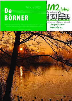 De Börner Februar 2022