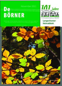 De Börner November 2021