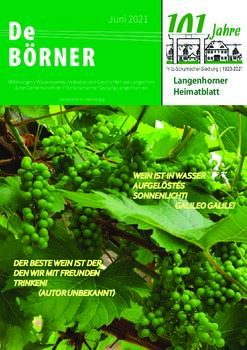 De Börner Juli 2021