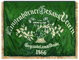 Vereinsfahne vom Langenhorner Gesangverein von 1866 e.V.
